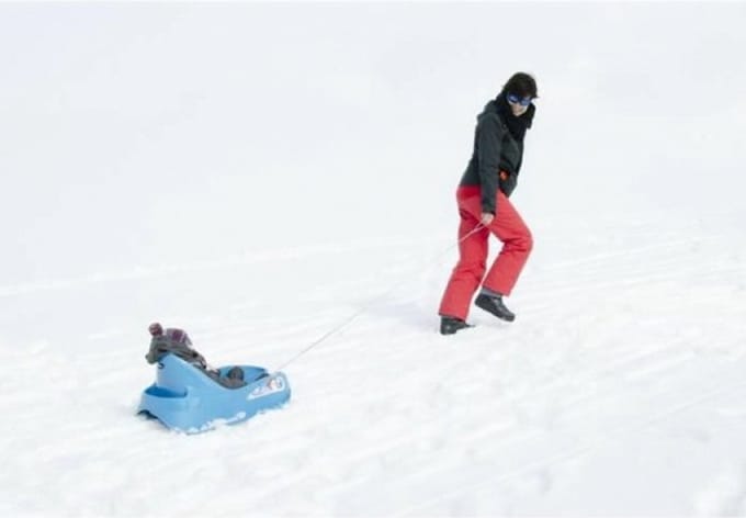 Baby Luge Trainee - Eda Plastic - Bobee Bob - Safety Harness + Lodge and Strap Pump