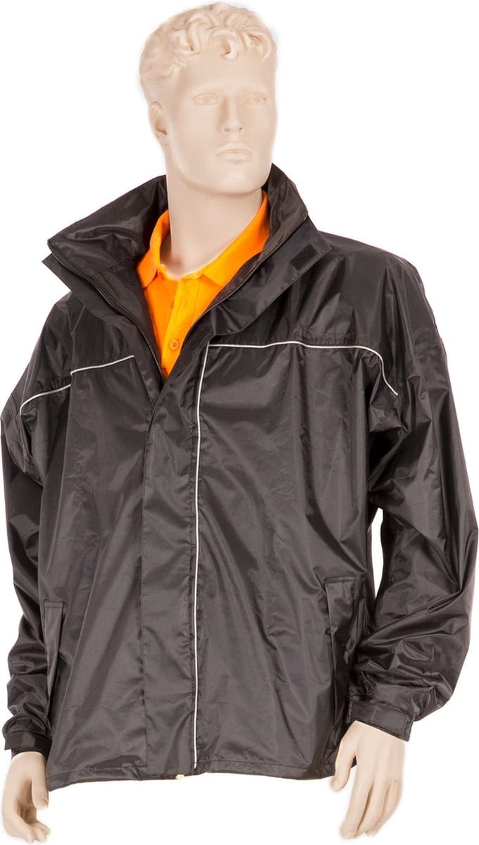 Mirage Rainfall - Regenjas - Unisex - Maat L - Zwart