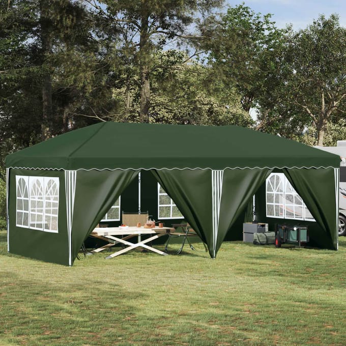 vidaXL - Pop-up - Feesttent - 575 - x - 288 - x - 245 - cm - Groen