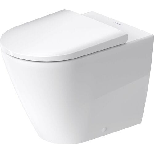 Duravit D-Neo - Staand toilet, afvoer horizontaal, Rimless, wit 2003090000