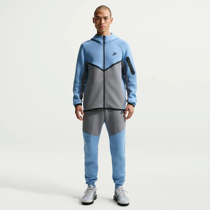 Nike Tech Fleece Hoodies Heren - Blauw - Maat M