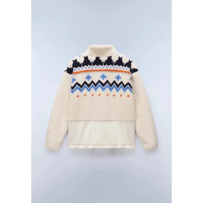Napapijri Damen Pullover T-Ansei Fz W NP0A88VL Beige Dimity-S