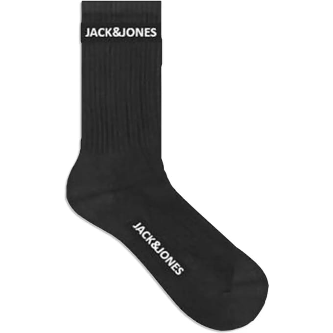 JACK&JONES JUNIOR JACBASIC LOGO TENNISSOCK 5 PACK NOOS JNR Jongens Sokken - Maat 33/37