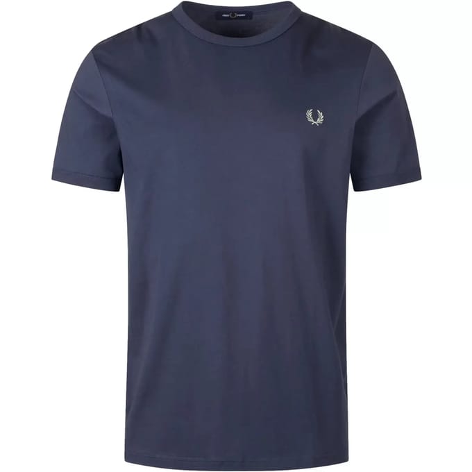 Fred Perry Ringer t-shirt - dark airforce