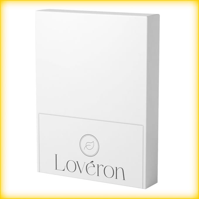 Lovéron - Katoen - Hoeslaken - Tweepersoons - 140x200 cm - Wit
