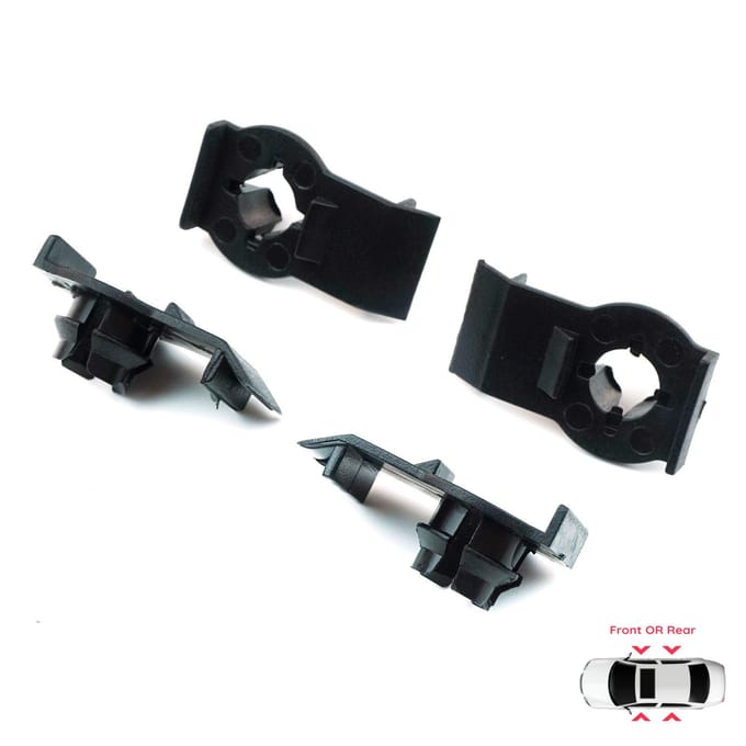 BCF784 4 Pièces Clips de Fixation de Fenêtre 51338218383 pour BMW Série 3 E46 1997-2006