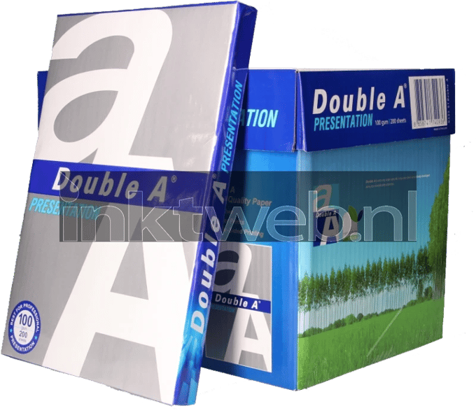Kopieerpapier Double A Presentation - A4 papier - 100 gram - 2000 vel - Doos met 10 pakken van 200 vel