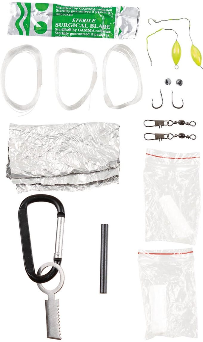MFH Survival Set 10-delig, "Parachute Cord", olijfgroen