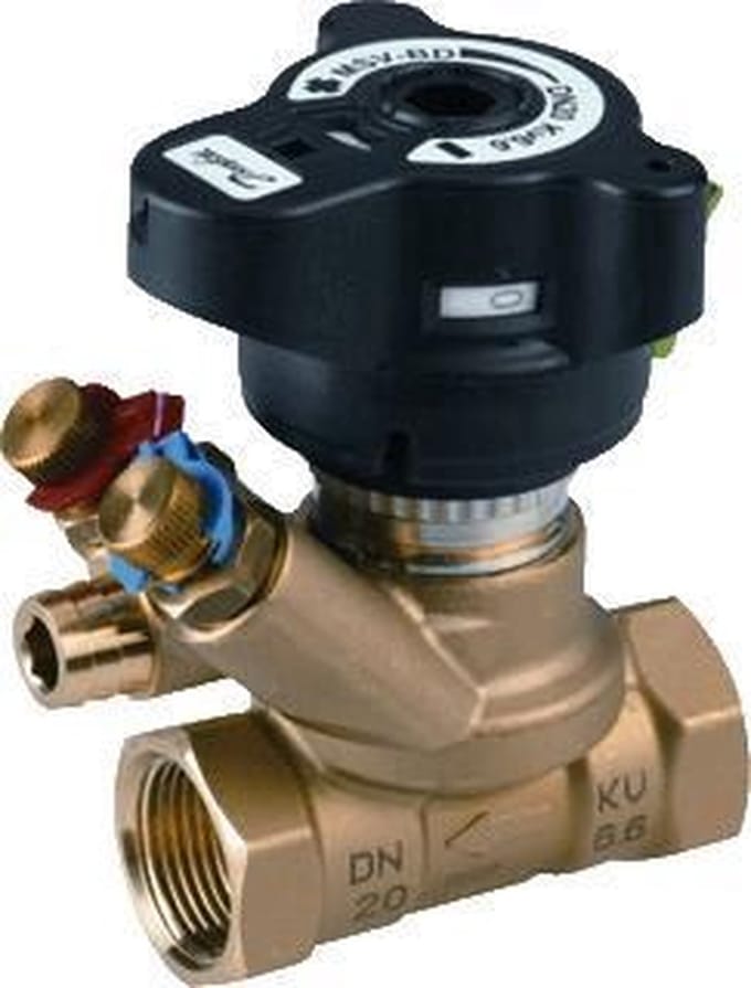 Danfoss MSV-BD inregelafsluiter, kwaliteitsklasse messing ontzinkingsarm, nom. - 003Z4000 15 LF 1/2