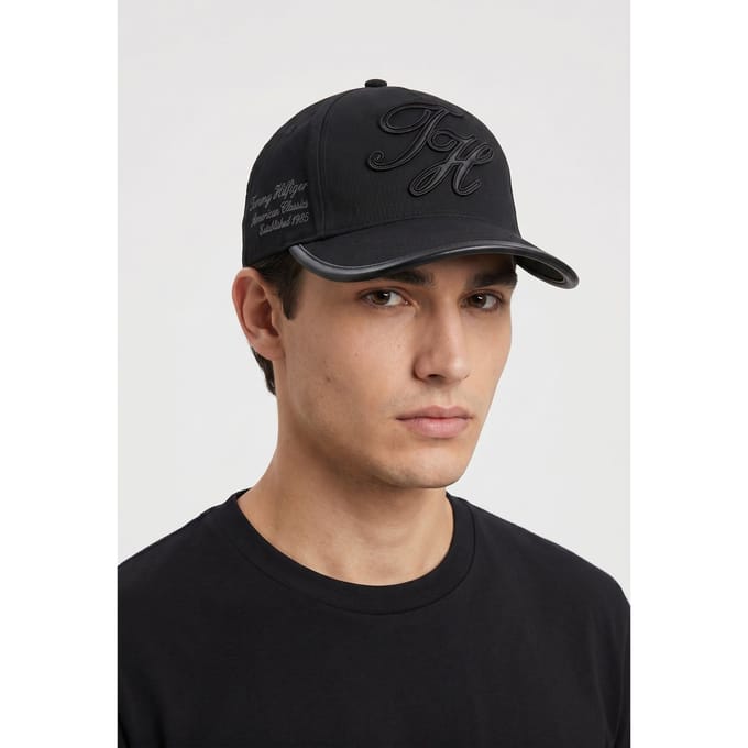 Tommy Hilfiger Script Elevated Cap Black Taglia: OS | Cappelli Outlet | Uomo | Nero