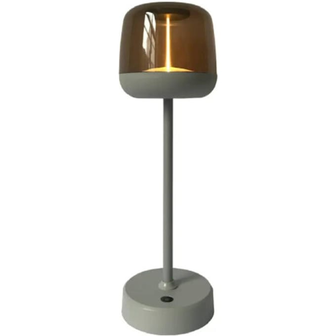 PTMD - LED Lamp Rhone - Grijs - 12x12x39cm