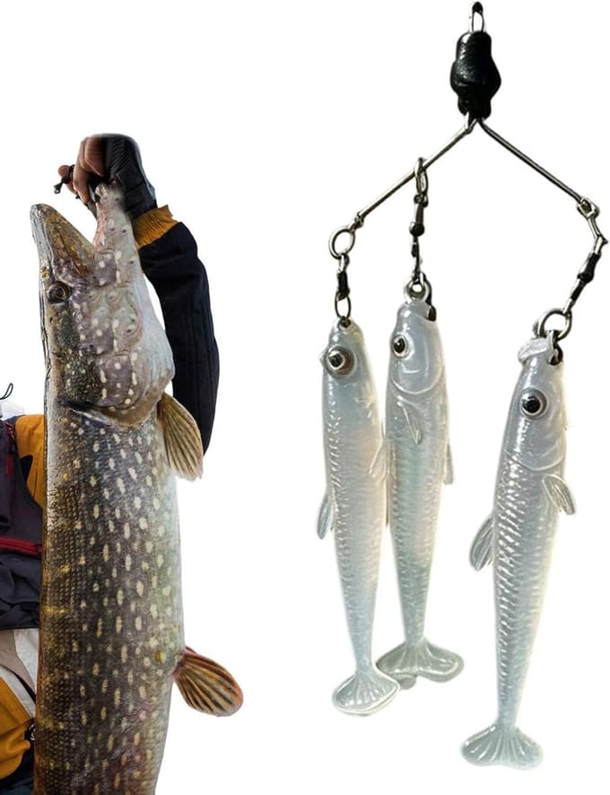 Vis Kunstaas - Flexibele Swimbait - Forel Vangen - Natuurlijke School Nabootsing - 7.5 cm - Niet gespecificeerd