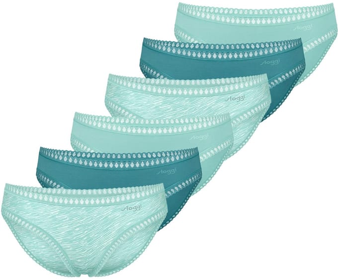 sloggi Dames slip / onderbroek 6 pack GO Crush