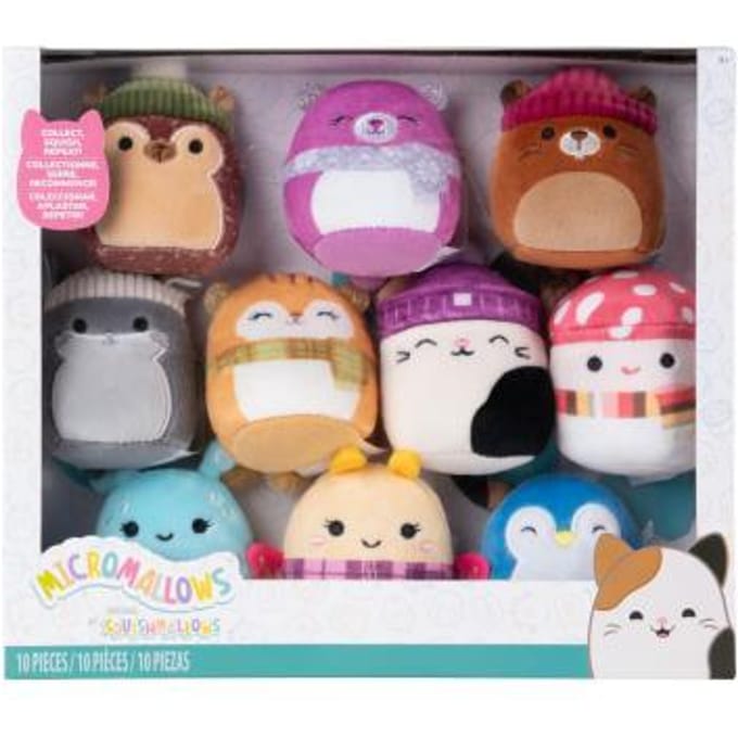 Squishmallows Micromallows Winter 10-Pack Poppetjes en figuren