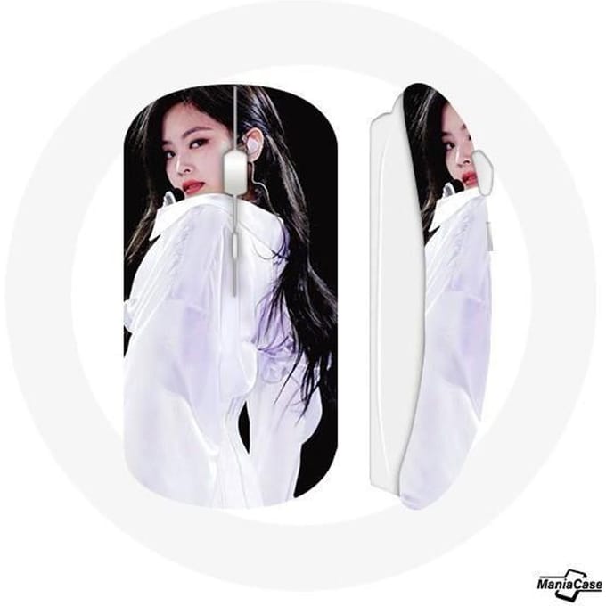 Draadloze Muis - Blackpink - Jennie - USB Wi-Fi Inbegrepen - Compatibel met Mac en PC - Kleur Zwart