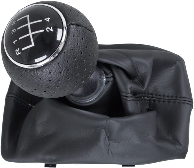Modecar - Versnellingspookknop - Audi A4 B6/B7 - 5 Versnellingen - Zwart/Chroom