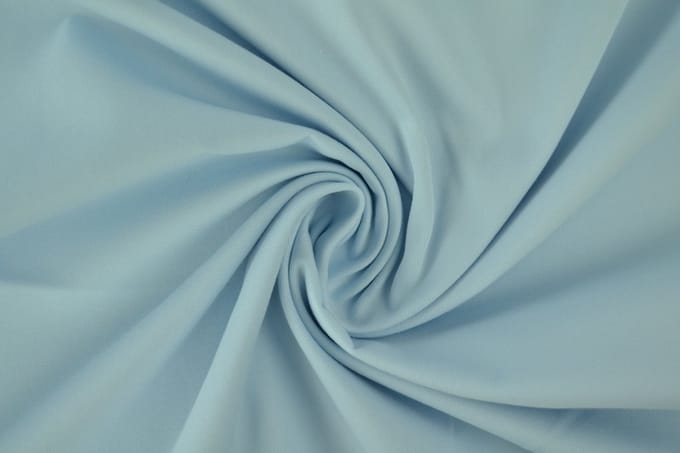 30 meter twill katoen - Baby blauw - 65% katoen - 35% polyester