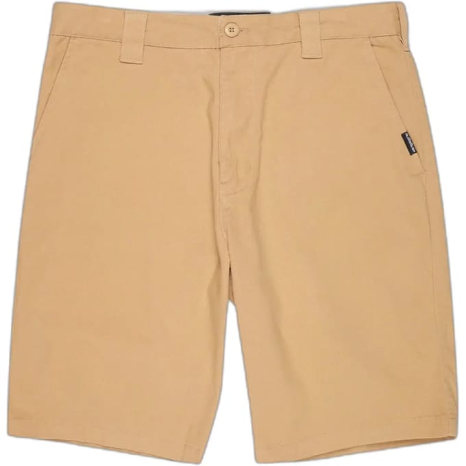 Quiksilver Union Straight Fit Korte Broek Beige 36 Man