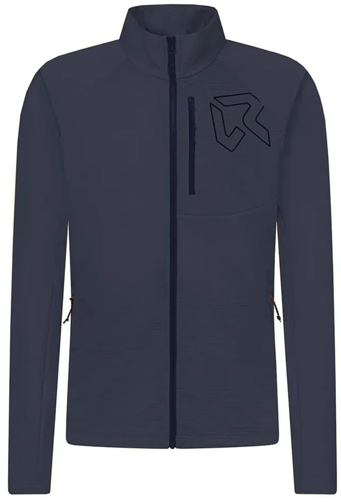 Rock Experience Arrows Mock Neck Fleece Met Volledige Rits Blauw 2XL Man