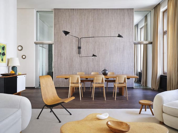 Vitra Chaise Tout Bois - Natuurlijk eiken