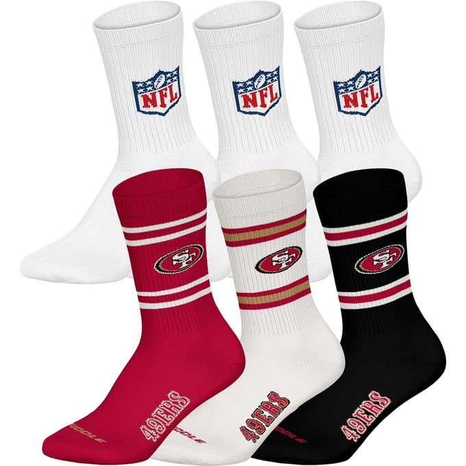 NFL Sokken NFL 6Pack Crew Socks Set van 6