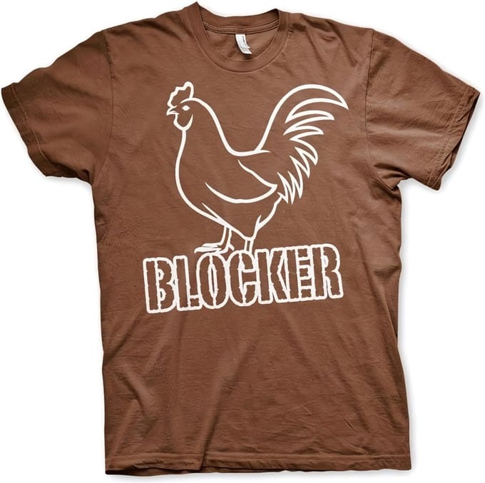 Hybris Cockblocker T-shirt bruin