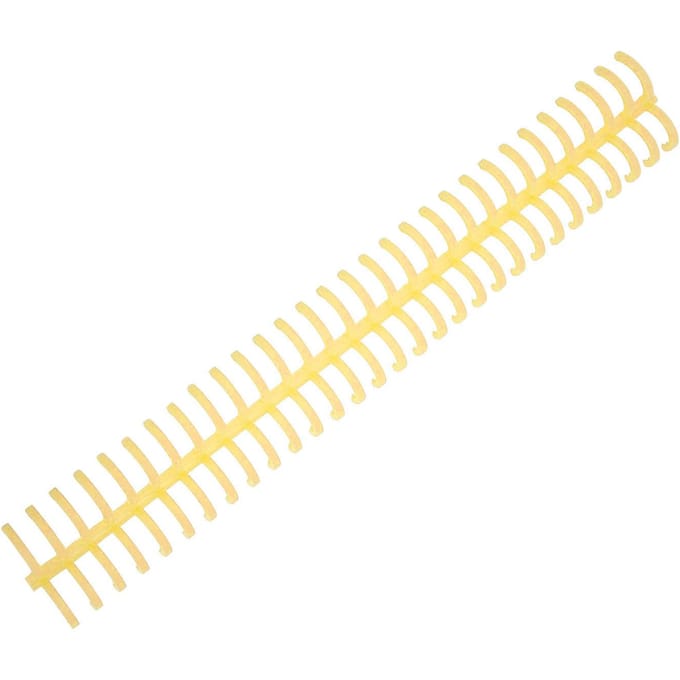 10 stuks spiraalbindspoel 130 vel capaciteit rugkam 30 gaten 16 mm diameter set kit geel