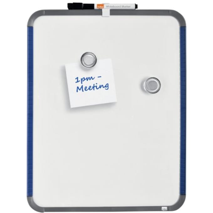 Whiteboard nobo slim line 28x36cm wit