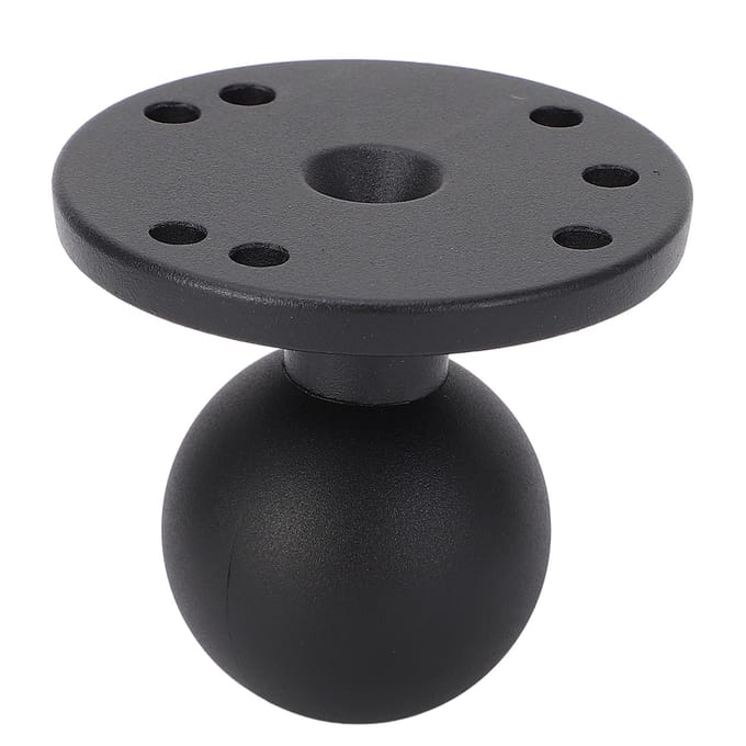 1,5 inch kogelmontage met aluminiumlegering AMPS-gaten ronde plaat voor RAM-montages C-maat kogel dubbel