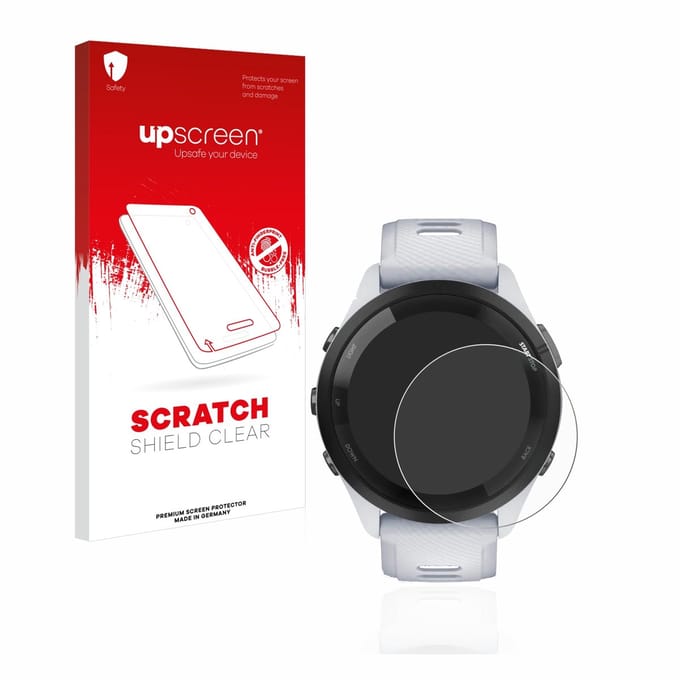 upscreen - Screenprotector voor Garmin Forerunner 265 (46 mm) - Folie Beschermfolie transparant