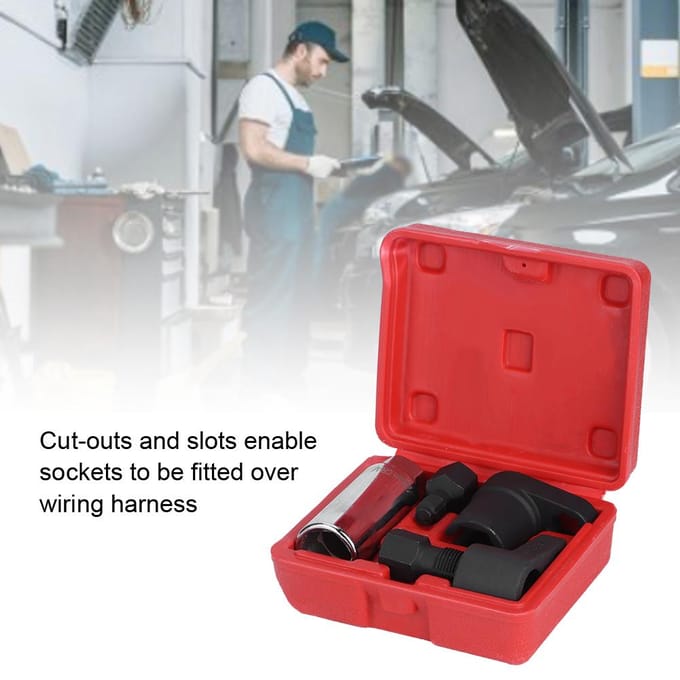 5 stuks Zuurstofsensor Dopsleutel Set 6-kant 22mm 7/8in Zuurstof Verwijderaar Installateur Sleutel Gereedschap red