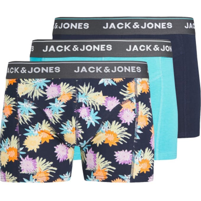 Jack & Jones Junior Boxershorts Jongens Trunks JACREECE 3-Pack - Maat 140