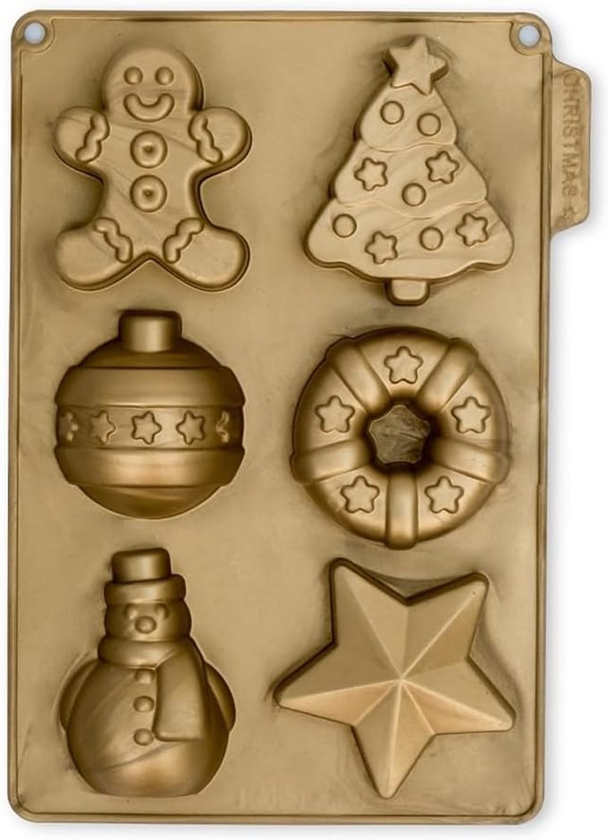 Taartvorm - Bakvorm - Kerst Gebak - Food-grade silicone - 27 x 19 cm - Niet gespecificeerd