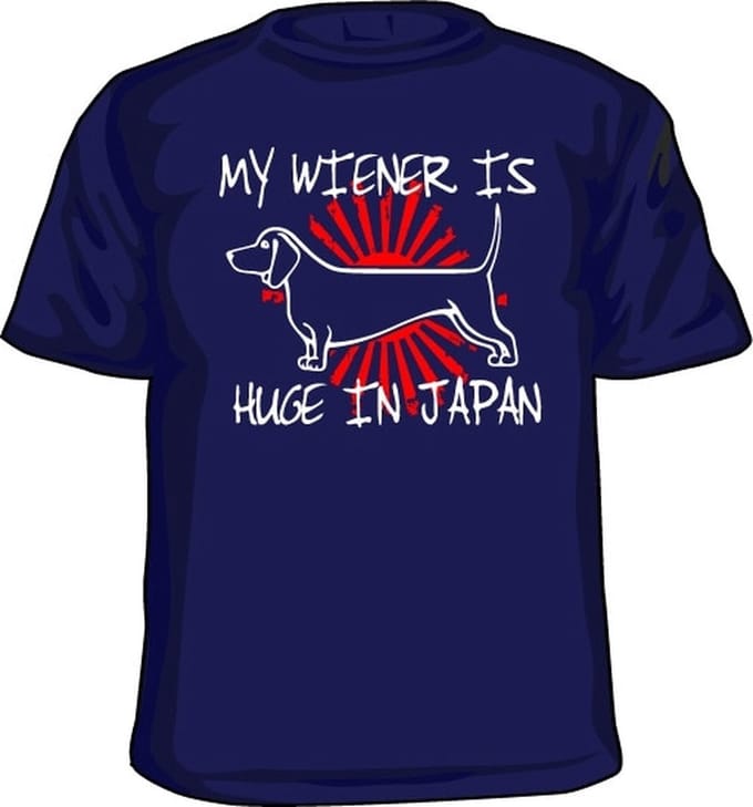 Hybris Mijn Wiener is een enorme hit in Japan! Navy