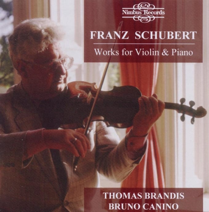 Bruno Canino & Thomas Brandis - Schubert: Works For Violin & Piano (CD)