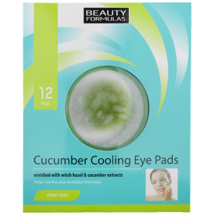 Beauty Formulas Komkommer verkoelend oogmasker - 12 stuks