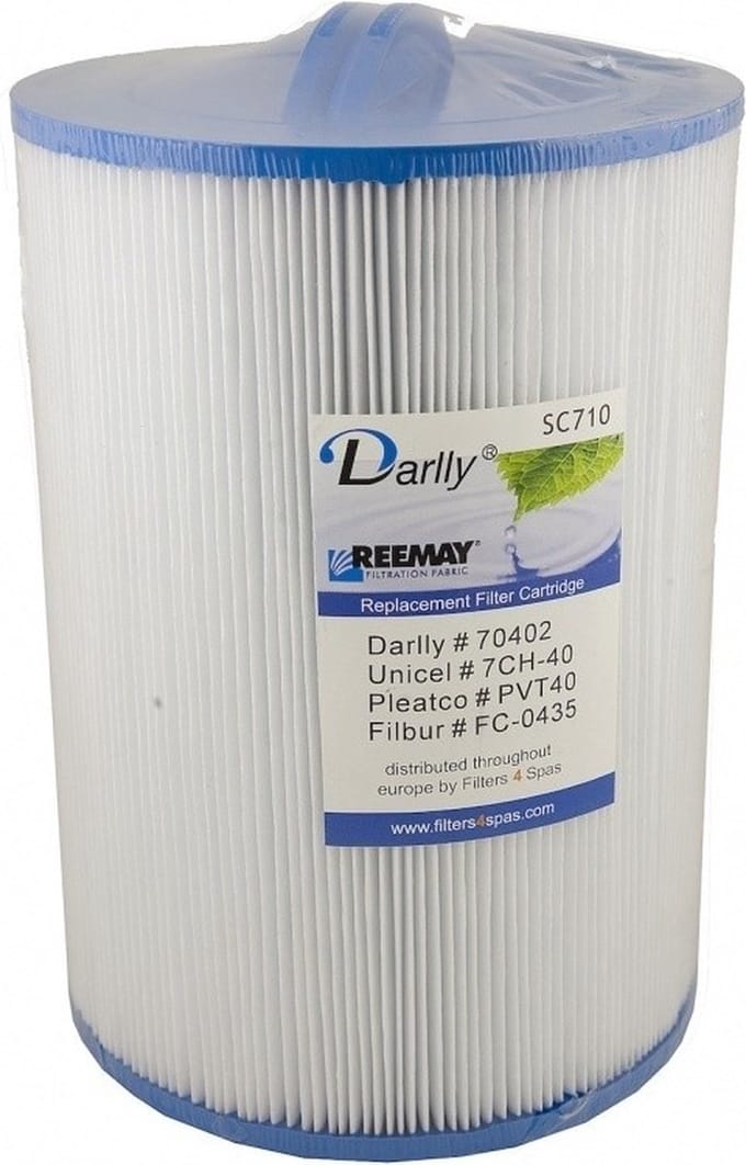 Spa Filter Darlly SC710 (7CH-40) 24,80 cm x 17.80 cm - Jacuzzi filter