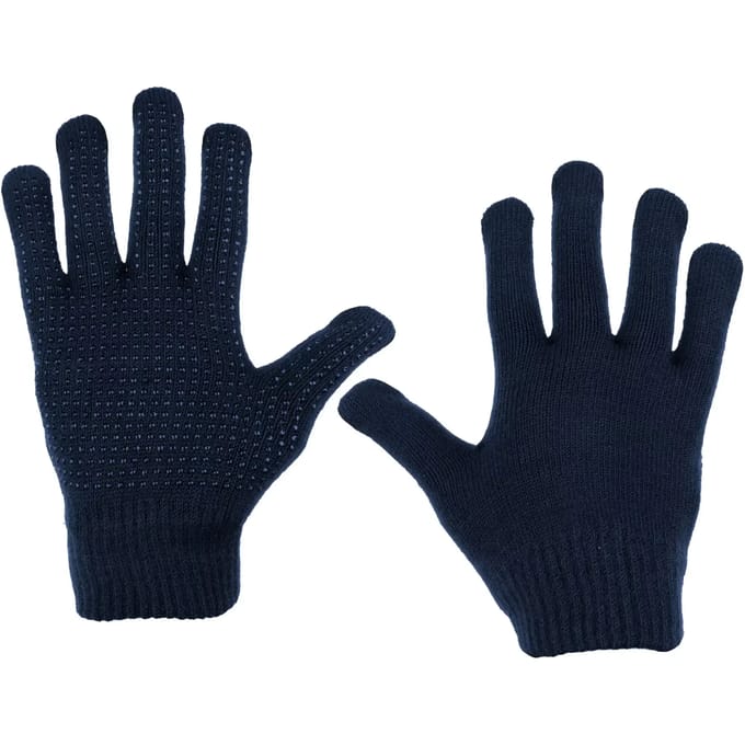 Avento Gebreide Handschoenen - Volwassenen - Blauw - Antislip - Maat S/M