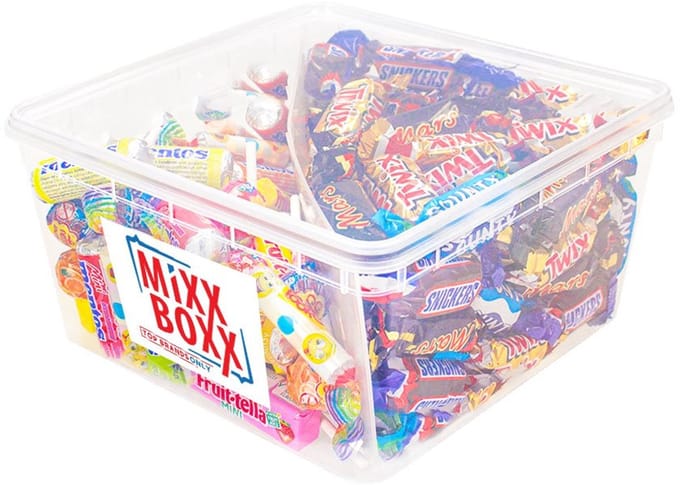 Mixxboxx feestbox - mix snoep & chocolade - 1010g