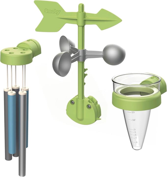 Weerstation set - Klok windmeter - Kinderen leren - UV bestendig - Vanaf 2 jaar - Multicolor