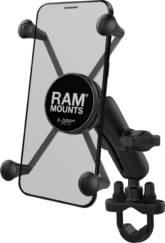 RAM Mounts X-Grip® U-Bolt Telefoonhouder Fiets / Scooter / Motor - Universeel - Groot - Zwart