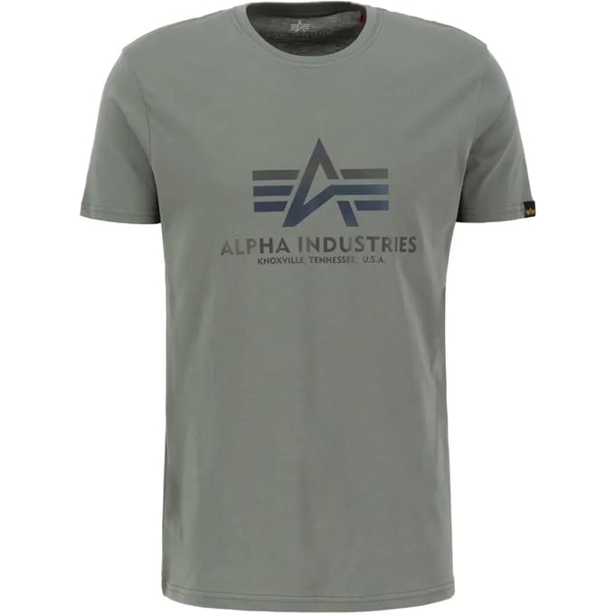 Reflecterend regenboog T-shirt Alpha Industries Basic