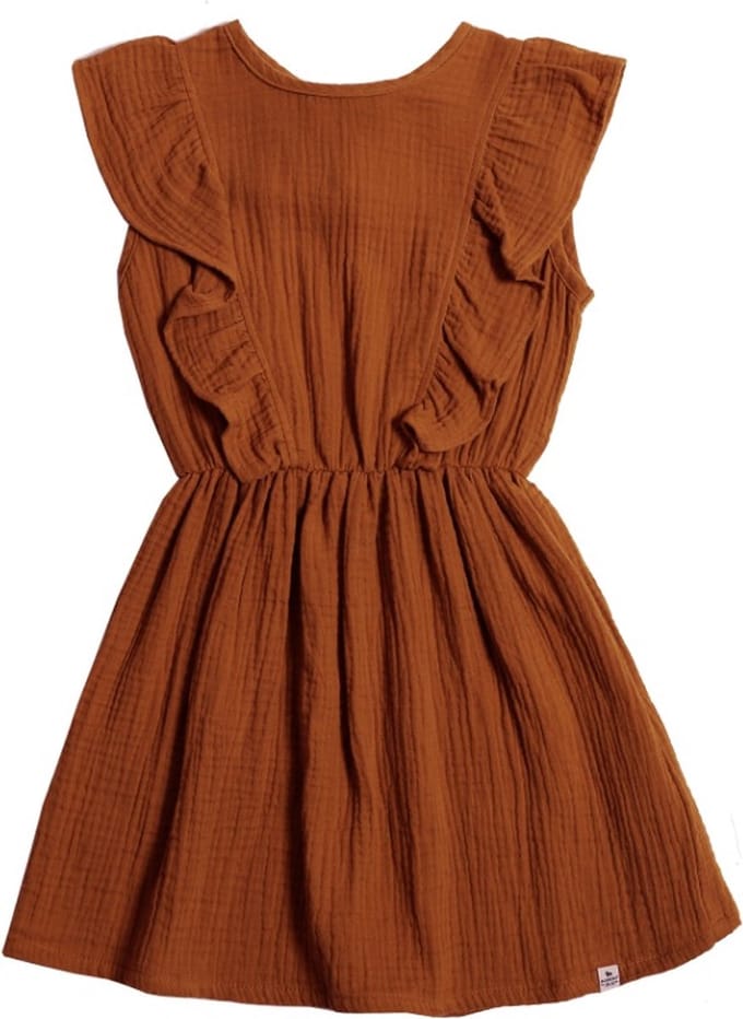 Alwero Jurk Ruffles Pompoen 92-98