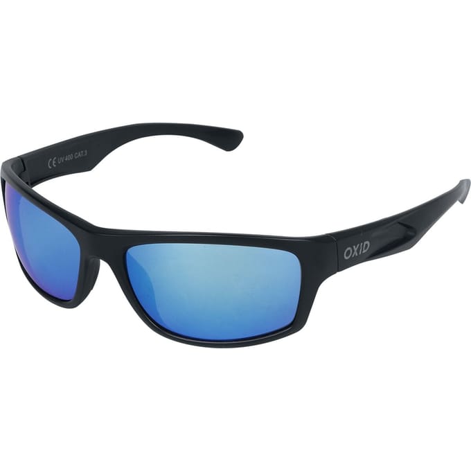OXID 2050 Unisex Zonnebril - zwart/blauw - Standard