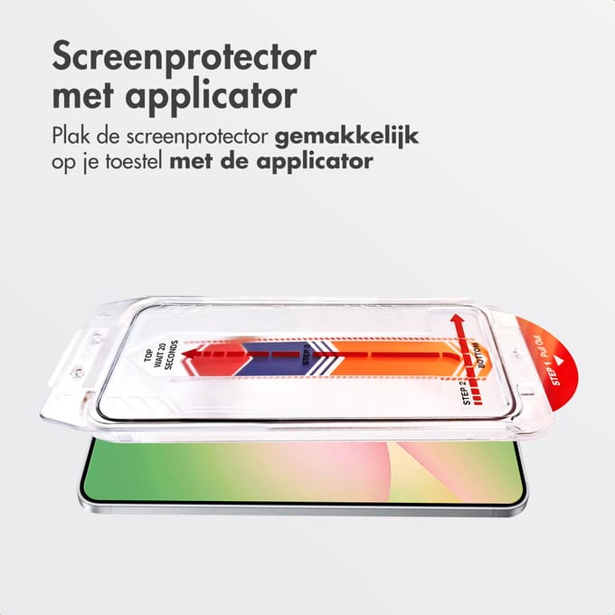 Accezz Screen Protector - Geschikt voor Samsung Galaxy A56 (5G) - Glas Screenprotector met Anti-dust Applicator