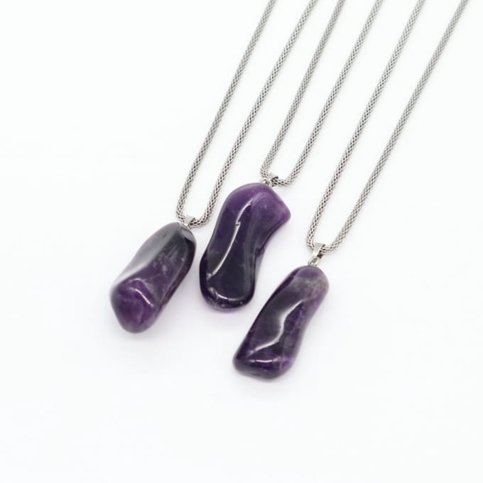 Gemstone ketting Amethist