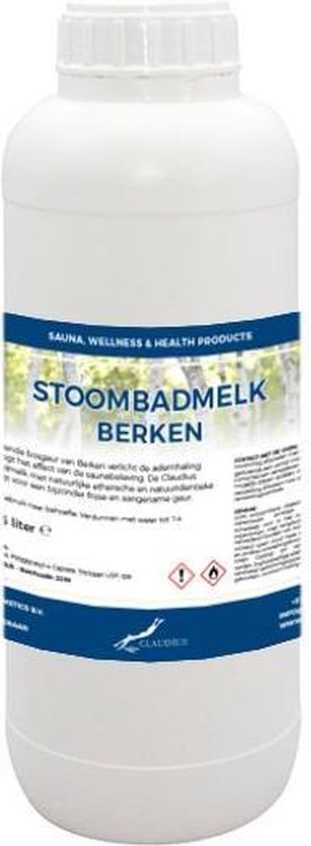 Stoombadmelk Berken 1 liter