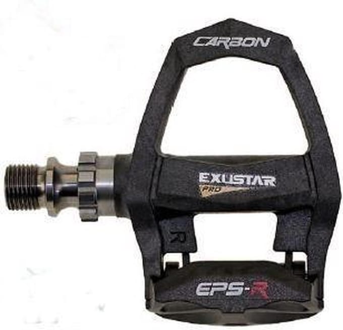 Exustar Klikpedaal road carbon zwart