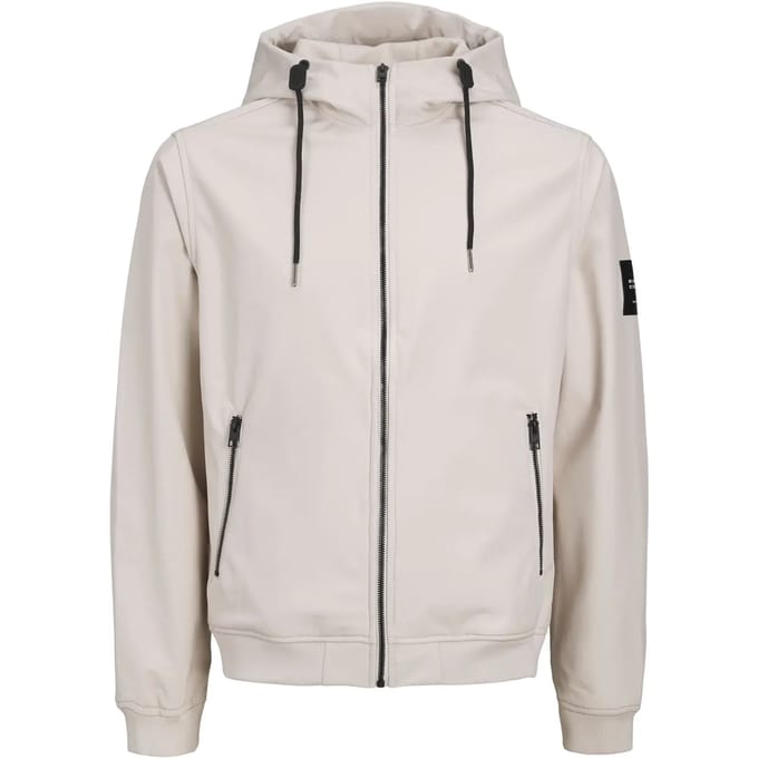 Jack & Jones jjebasic softshell hood noos 12236300 moonbeam
