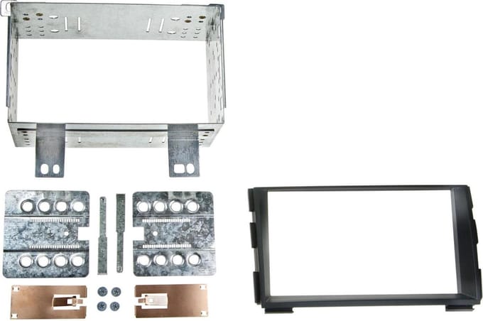 2-DIN Paneel geschikt voor Kia Cee'd (ED) / Cee'd SW (ED) Pro Cee'd (ED)2009-2013 - Kleur: zwart